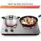 Cusimax 1800W Portable Double Hot Plate, Stainless Steel Countertop Cooktop, Silver CMHP-C180S - alternate 4